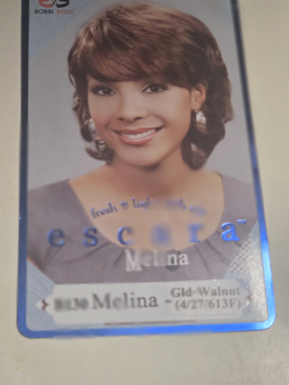 Melina Short Layered Wig in Gold Walnut